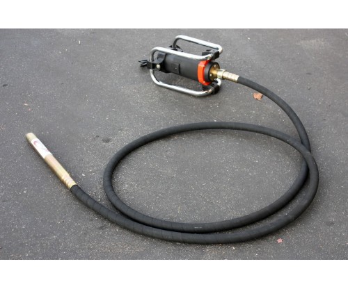 1100W Electric Concrete Vibrator w/ 14-3/4 Ft Poker to Remove Air Bubbles Level